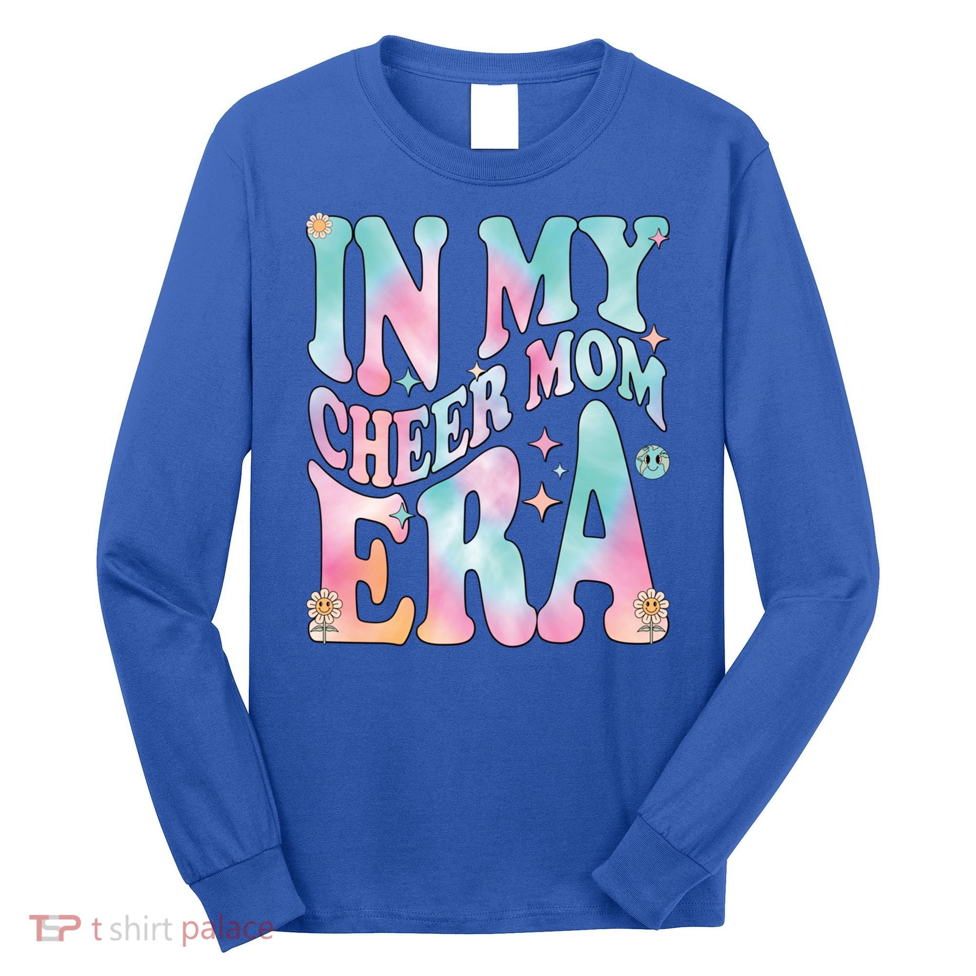 In My Cheer Mom Era Groovy Retro In My Cheer Mom Era Gift Long Sleeve Shirt