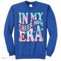 In My Cheer Mom Era Groovy Retro In My Cheer Mom Era Gift Sweatshirt thumb 0