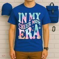 In My Cheer Mom Era Groovy Retro In My Cheer Mom Era Gift T-Shirt thumb 6