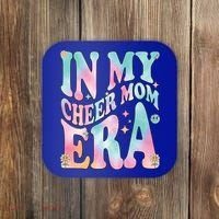 In My Cheer Mom Era Groovy Retro In My Cheer Mom Era Gift Coaster thumb 0