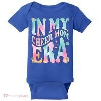 In My Cheer Mom Era Groovy Retro In My Cheer Mom Era Gift Baby Bodysuit thumb 0