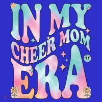 In My Cheer Mom Era Groovy Retro In My Cheer Mom Era Gift Baby Bodysuit thumb 2