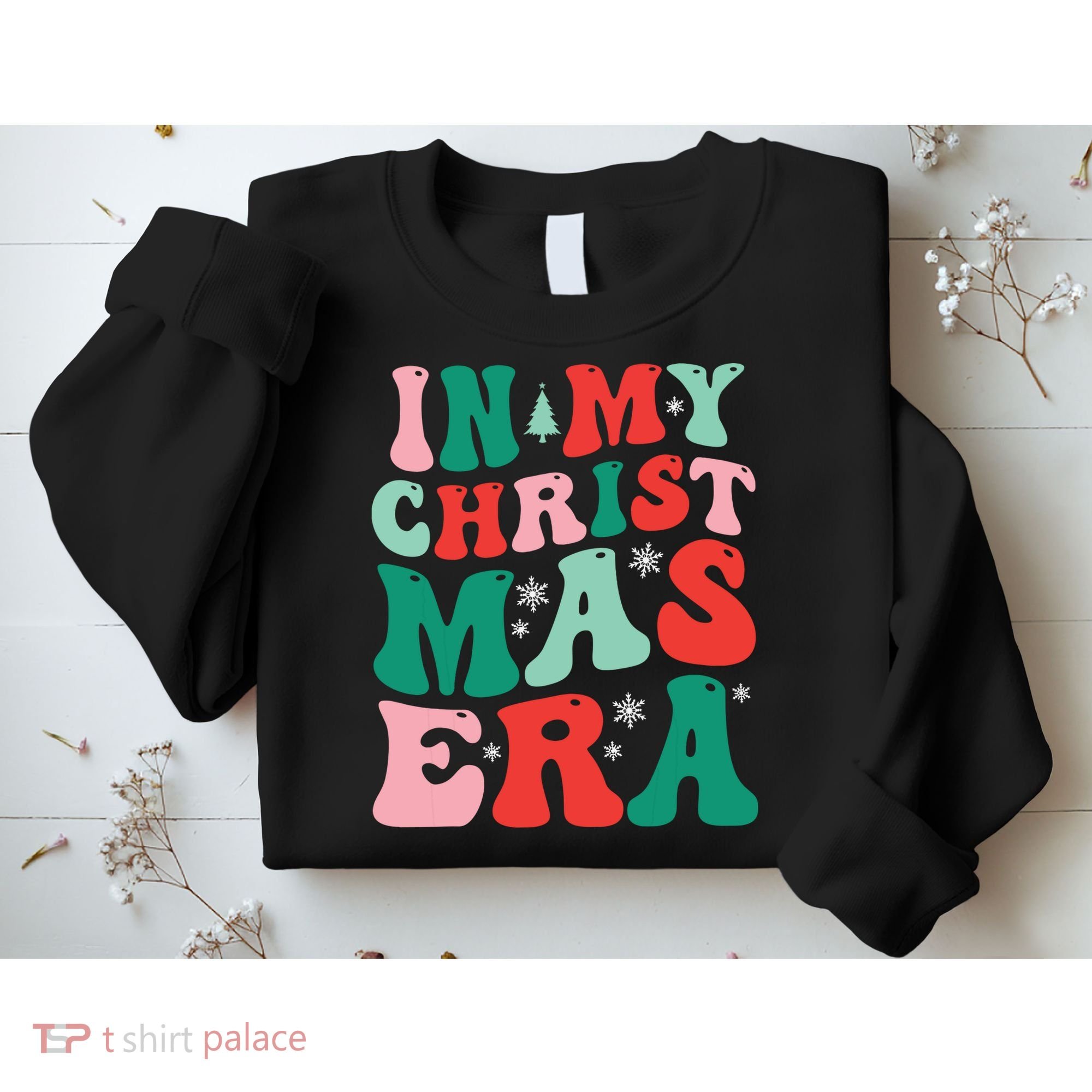 In My Christmas Era Groovy Xmas Sweatshirt