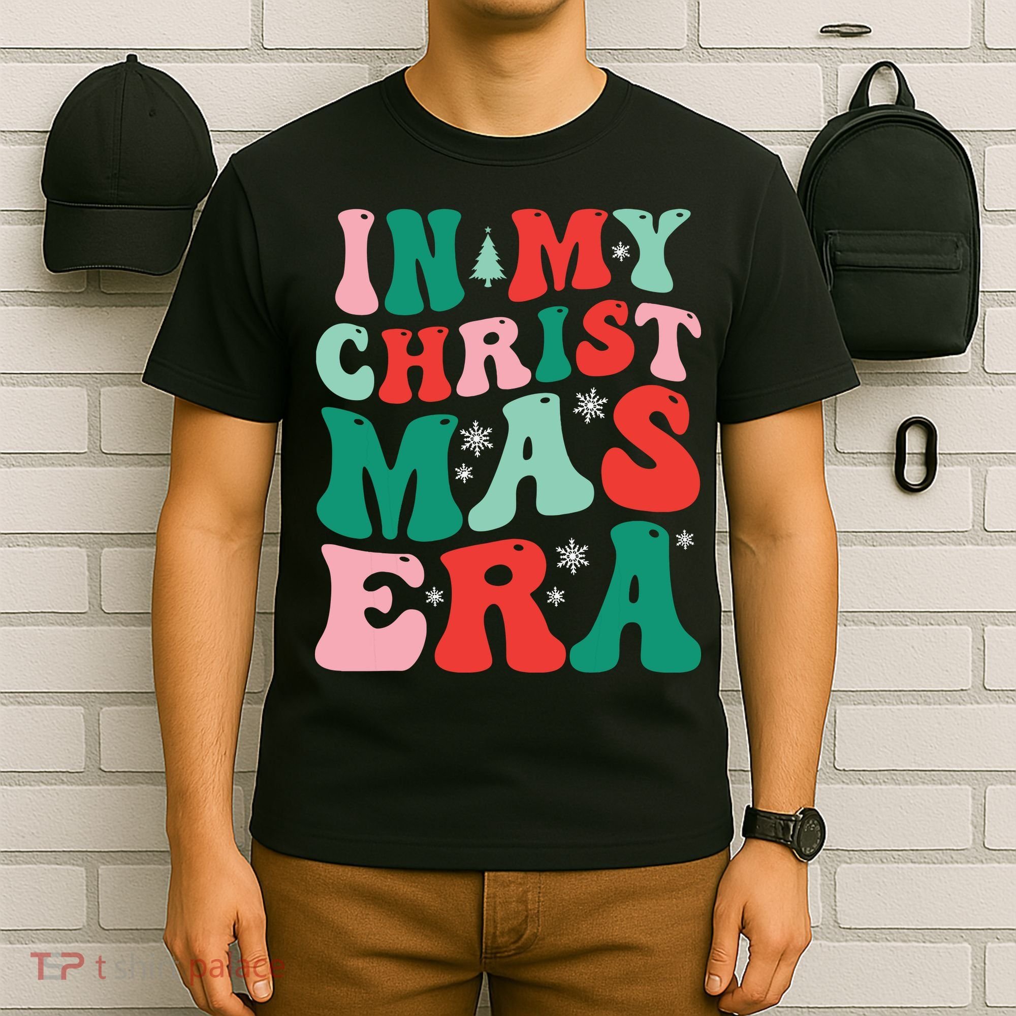 In My Christmas Era Groovy Xmas T-Shirt