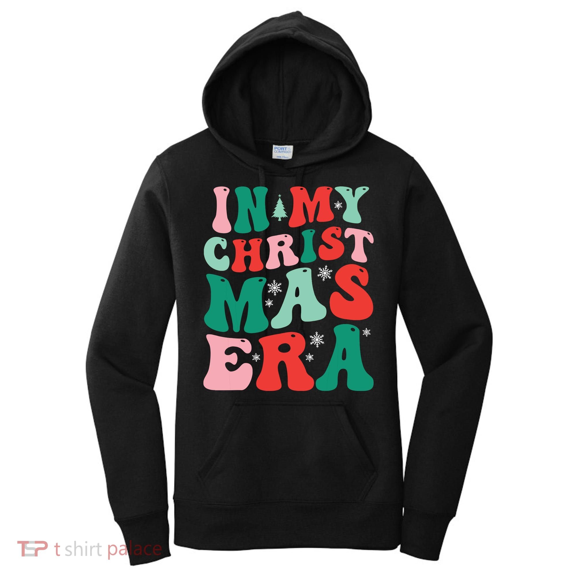 In My Christmas Era Groovy Xmas Women's Hoodie