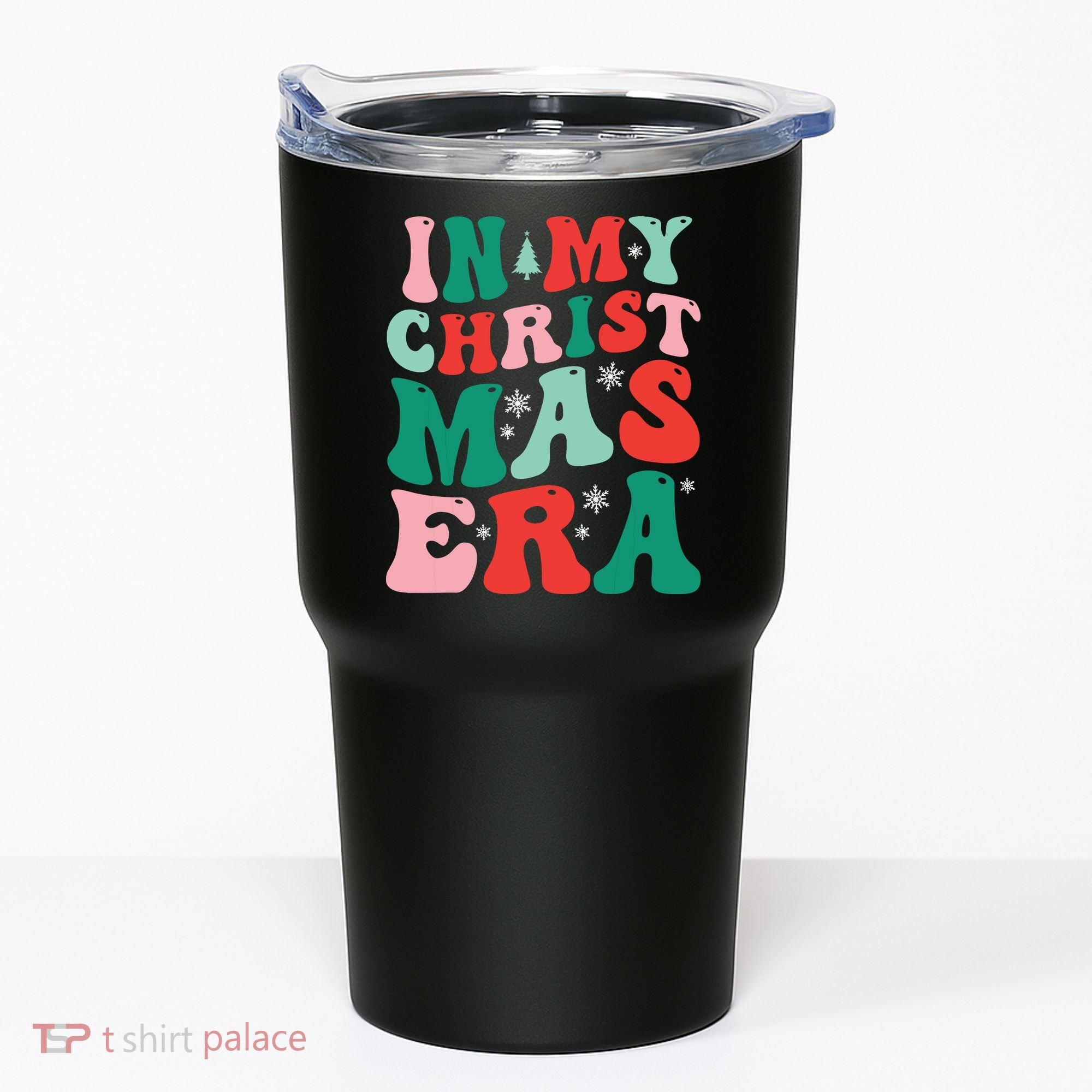In My Christmas Era Groovy Xmas Tumbler