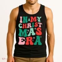 In My Christmas Era Groovy Xmas Tank Top thumb 3