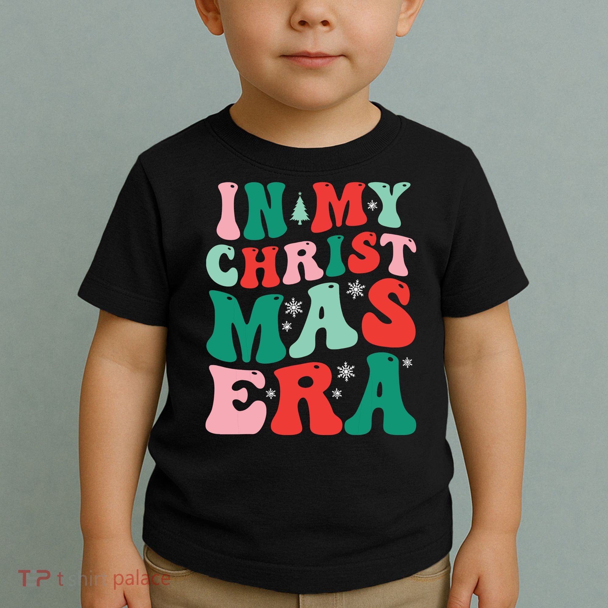 In My Christmas Era Groovy Xmas Toddler T-Shirt