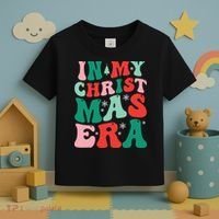 In My Christmas Era Groovy Xmas Toddler T-Shirt thumb 3