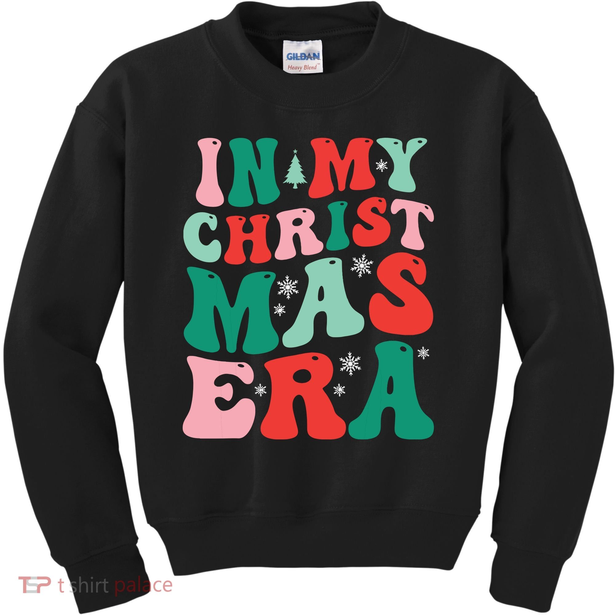 In My Christmas Era Groovy Xmas Kids Sweatshirt