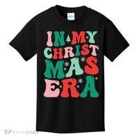 In My Christmas Era Groovy Xmas Kids T-Shirt thumb 0