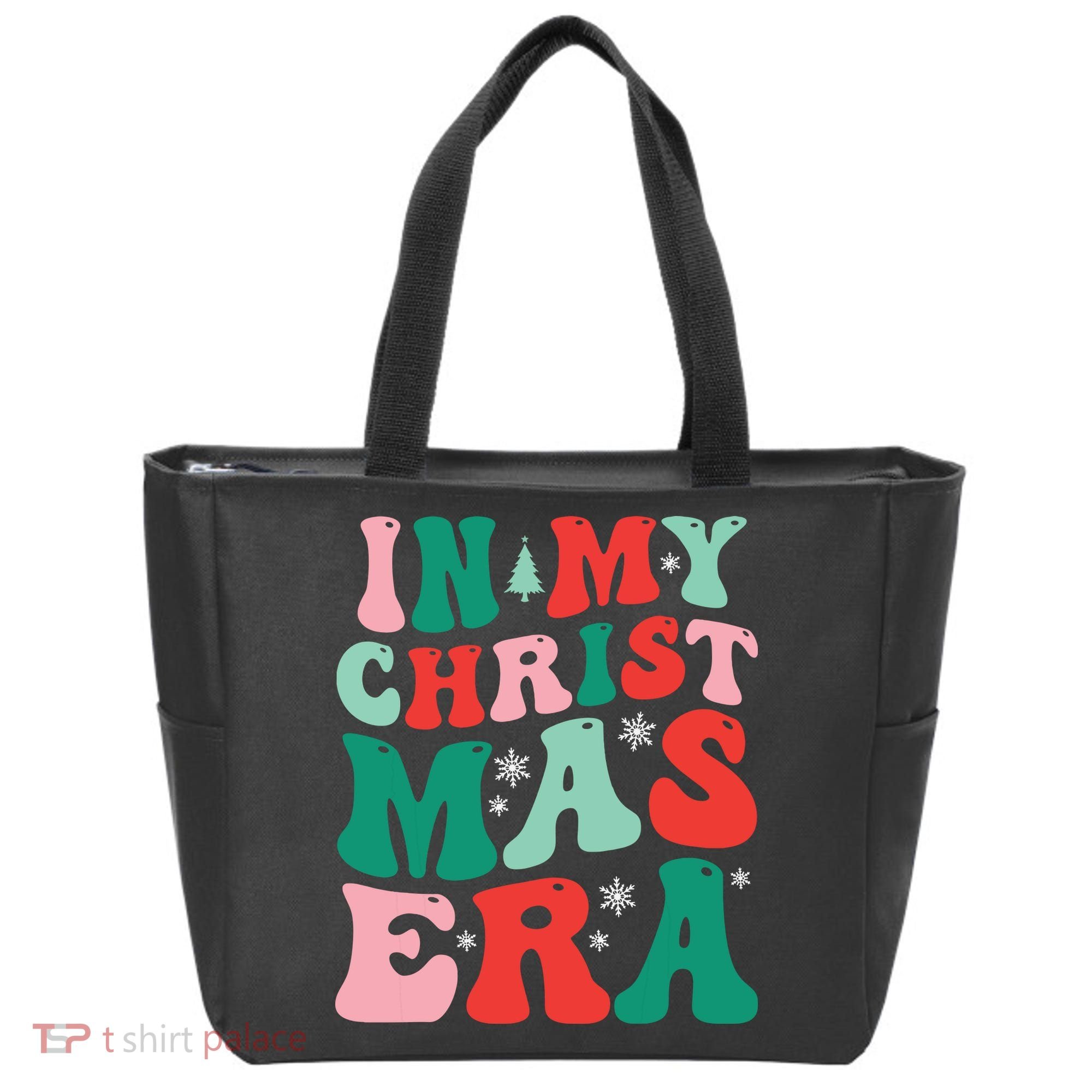 In My Christmas Era Groovy Xmas Tote Bag