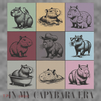 In My Capybara Era, Capybara Lover Gift Toddler Hoodie thumb 2