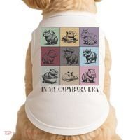 In My Capybara Era, Capybara Lover Gift Doggie Tank thumb 0