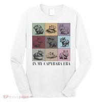 In My Capybara Era, Capybara Lover Gift Long Sleeve Shirt thumb 0