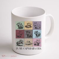 In My Capybara Era, Capybara Lover Gift Coffee Mug thumb 1