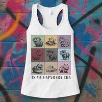 In My Capybara Era, Capybara Lover Gift Women's Tank Top thumb 3