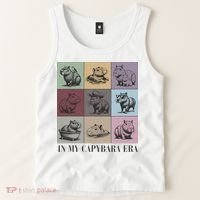 In My Capybara Era, Capybara Lover Gift Tank Top thumb 2