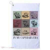 In My Capybara Era, Capybara Lover Gift Golf Towel thumb 0