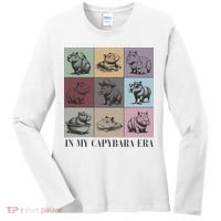 In My Capybara Era, Capybara Lover Gift Women's Long Sleeve Shirt thumb 0