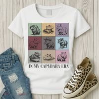 In My Capybara Era, Capybara Lover Gift Women's T-Shirt thumb 3
