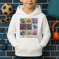 In My Capybara Era, Capybara Lover Gift Kids Hoodie thumb 2