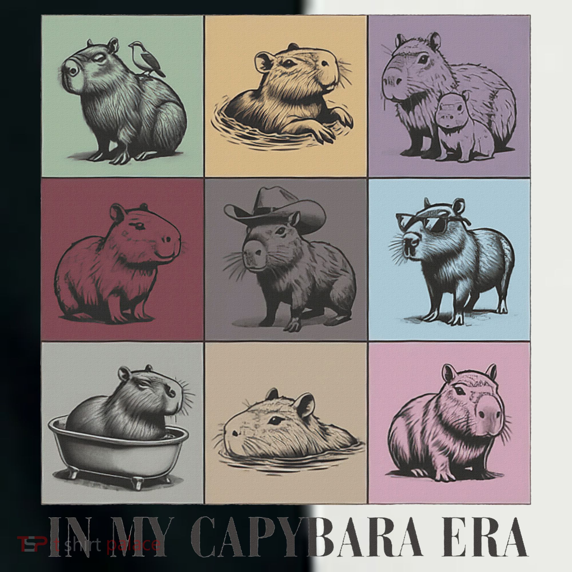 In My Capybara Era, Capybara Lover Gift Toddler Fine Jersey T-Shirt