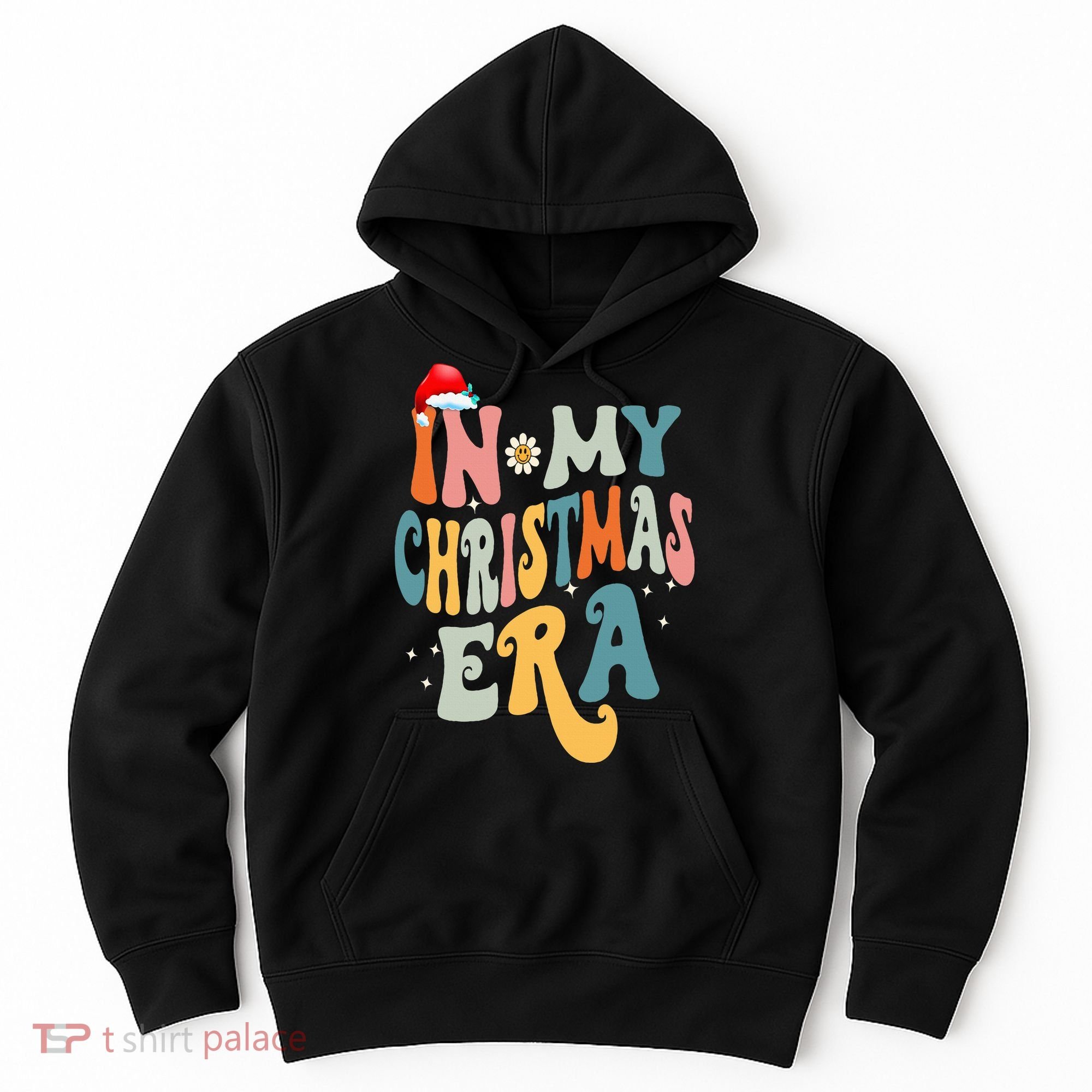 In My Christmas Era Groovy Matching Family Christmas Hoodie
