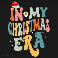 In My Christmas Era Groovy Matching Family Christmas Coaster thumb 2