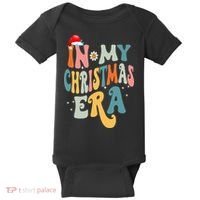 In My Christmas Era Groovy Matching Family Christmas Baby Bodysuit thumb 0