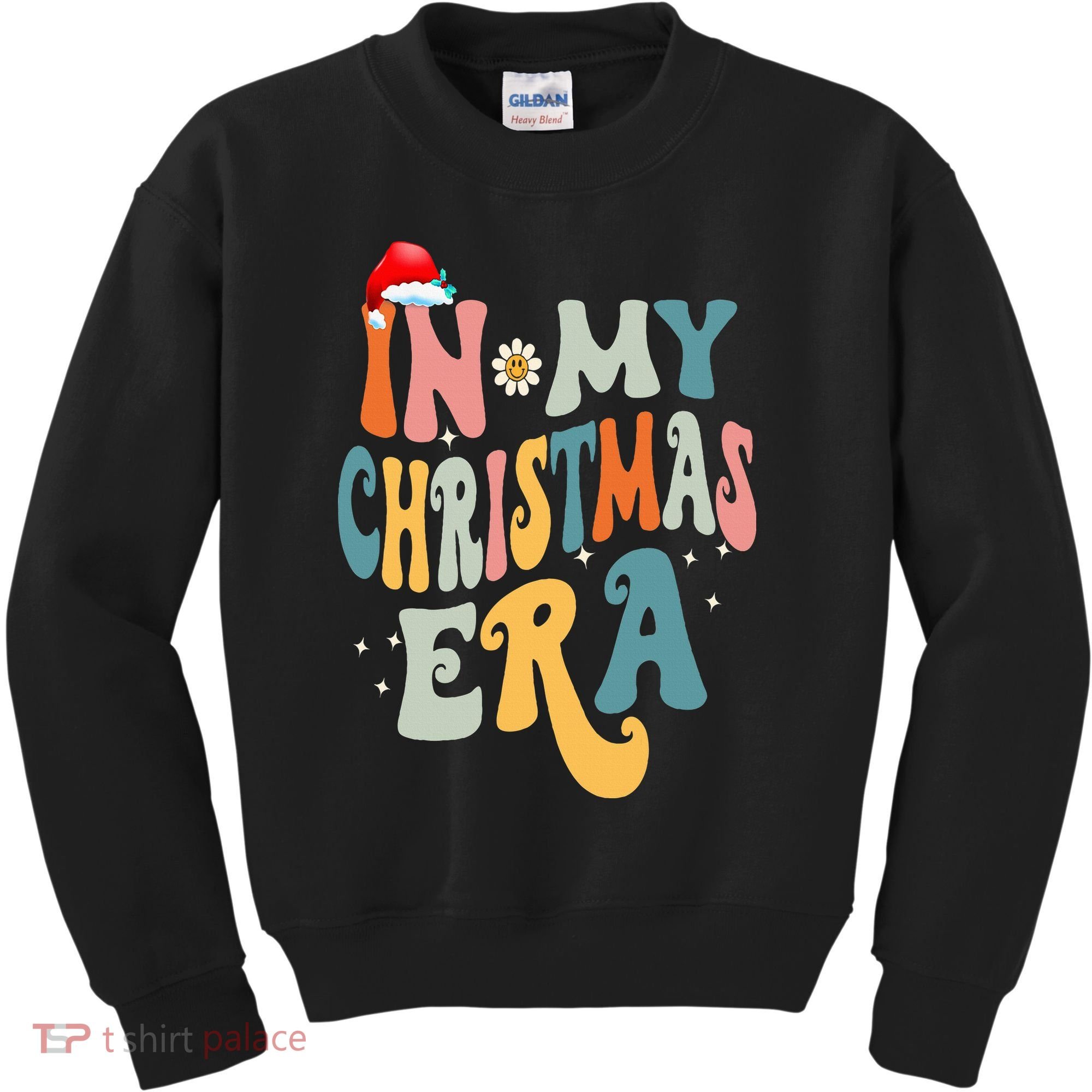 In My Christmas Era Groovy Matching Family Christmas Kids Sweatshirt