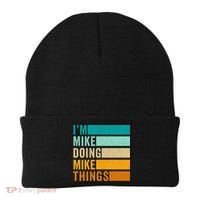 Im Mike Doing Mike Things Funny First Name Beanie thumb 0