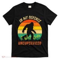 In My Defense I Was Left Unsupervised Gorilla T-Shirt thumb 0