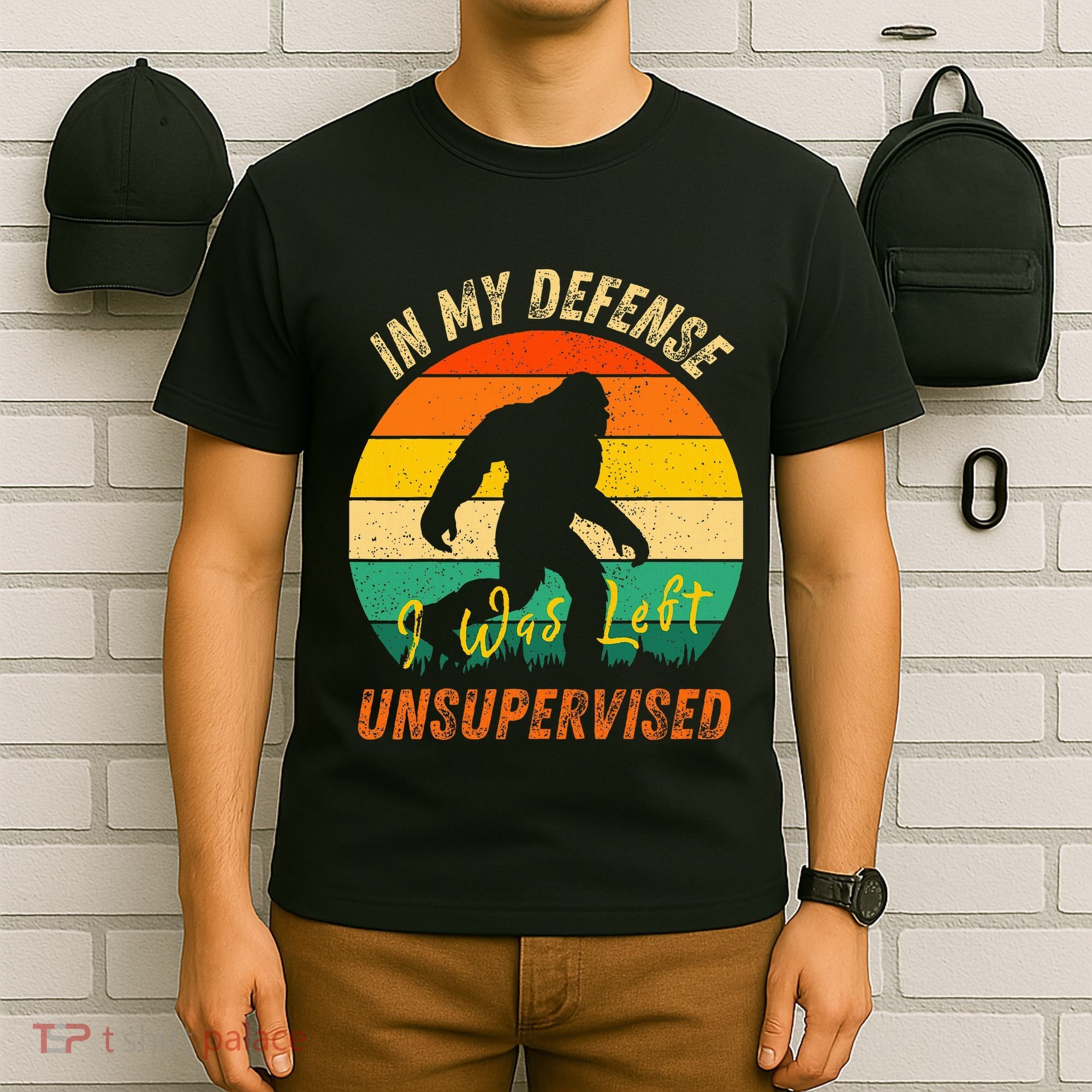 In My Defense I Was Left Unsupervised Gorilla T-Shirt