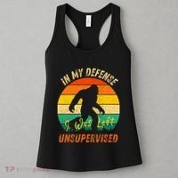 In My Defense I Was Left Unsupervised Gorilla Women's Tank Top thumb 3