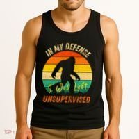 In My Defense I Was Left Unsupervised Gorilla Tank Top thumb 3