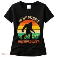 In My Defense I Was Left Unsupervised Gorilla Women's T-Shirt thumb 0