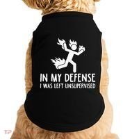 In My Defense I Was Left Unsupervised Doggie Tank thumb 0
