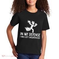 In My Defense I Was Left Unsupervised Kids T-Shirt thumb 2