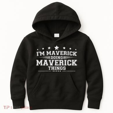 Im Maverick Doing Maverick Things Kids Hoodie