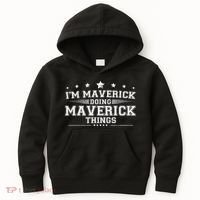 Im Maverick Doing Maverick Things Kids Hoodie thumb 0