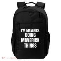 IM Maverick Doing Maverick Things Funny Birthday Gift Idea Backpack thumb 0