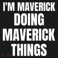 IM Maverick Doing Maverick Things Funny Birthday Gift Idea Backpack thumb 2