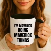 IM Maverick Doing Maverick Things Funny Birthday Gift Idea Coffee Mug thumb 3