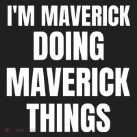IM Maverick Doing Maverick Things Funny Birthday Gift Idea Beanie thumb 2