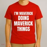 IM Maverick Doing Maverick Things Funny Birthday Gift Idea T-Shirt thumb 3