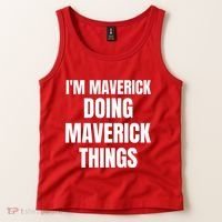 IM Maverick Doing Maverick Things Funny Birthday Gift Idea Tank Top thumb 2