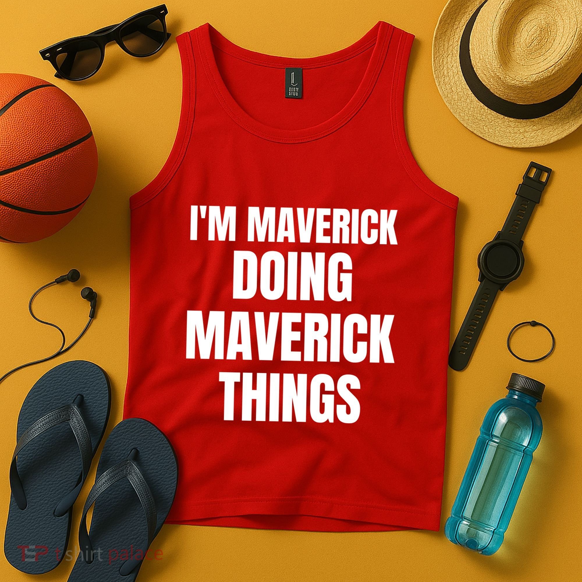 IM Maverick Doing Maverick Things Funny Birthday Gift Idea Tank Top
