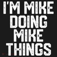 IM MIKE DOING MIKE THINGS Funny Fathers Day Gift Dad Pajama Set thumb 2