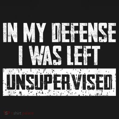 In My Defense I Was Left Unsupervised Cool Funny Full Zip Hoodie